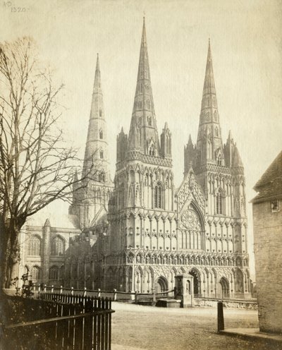 Cattedrale di Lichfield, Staffordshire da Francis Bedford