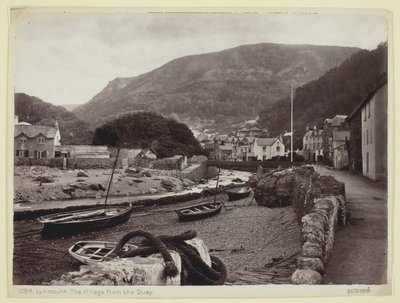 Lynmouth, il villaggio dal molo da Francis Bedford
