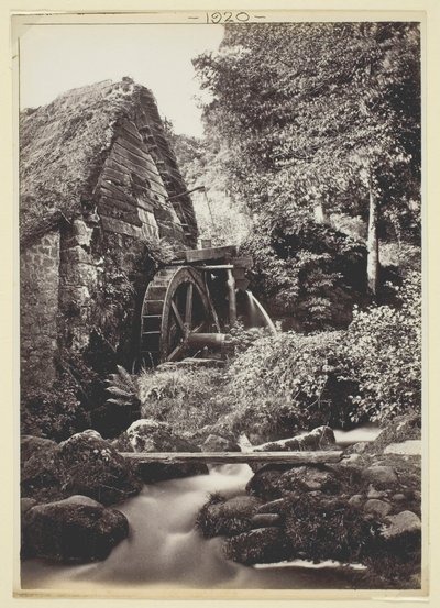 Senza titolo [mulino ad acqua], 1860-94 da Francis Bedford