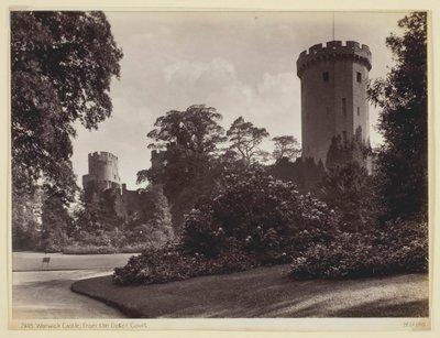 Castello di Warwick, dal Cortile Esterno, 1860-94 da Francis Bedford