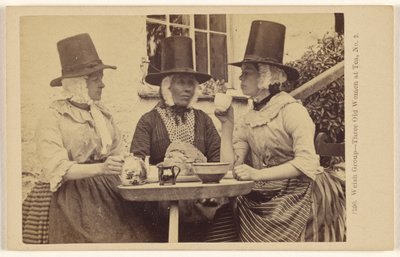 Gruppo gallese - Tre vecchie al tè, n. 2 da Francis Bedford