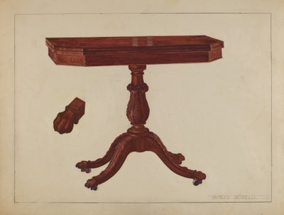 Tavolo da gioco da Francis Borelli