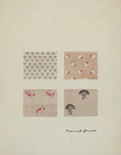 Tessuti Stampati da Francis Bruner