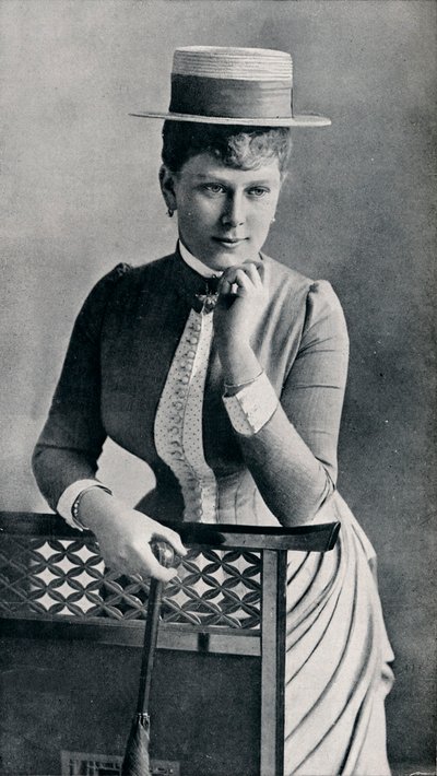 Studio di ritratto della futura regina Mary, 1885-1911 da Francis Byrne and Co