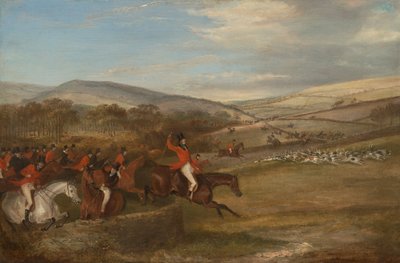 La caccia di Berkeley, 1842: Corsa completa da Francis Calcraft Turner