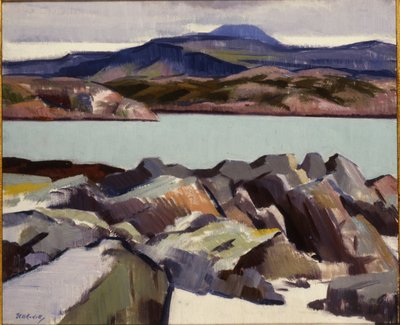 Ben More, da sopra Port Beag na Sligeanach da Francis Campbell Boileau Cadell