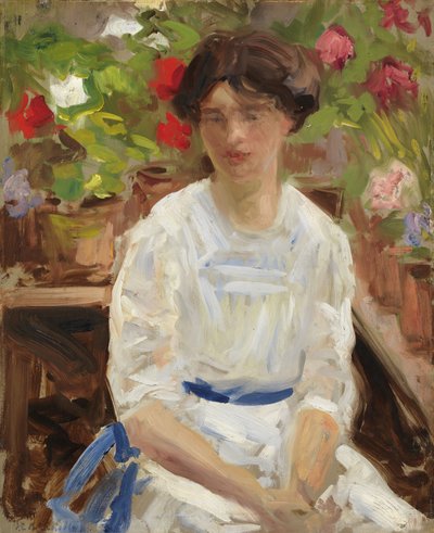 Signora in bianco da Francis Campbell Boileau Cadell