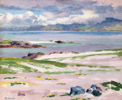 Verso Mull da Choc Ard Anraidh, Iona, c.1928 da Francis Campbell Boileau Cadell