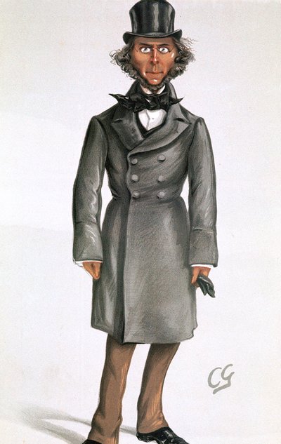 Herbert Spencer, filosofo e sociologo inglese, 1879 da Francis Carruthers Gould