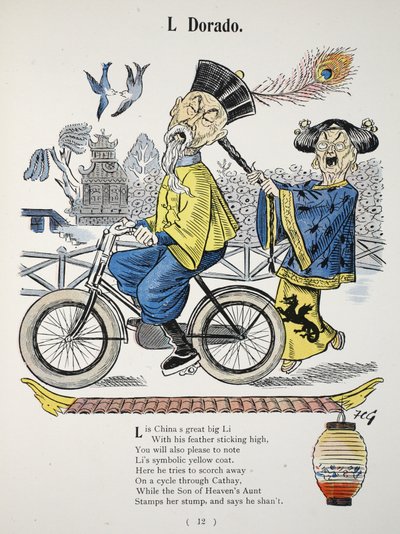 L Dorado, illustrazione da The Struwwelpeter Alphabet, versi di Harold Begbie da Francis Carruthers Gould