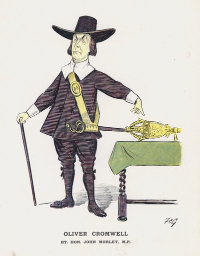 Oliver Cromwell, Rt Hon John Morley da Francis Carruthers Gould