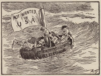 Il proibizionismo negli Stati Uniti (litografia) da Francis Carruthers Gould