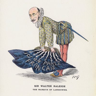Sir Walter Raleigh, Il Marchese di Lansdowne da Francis Carruthers Gould