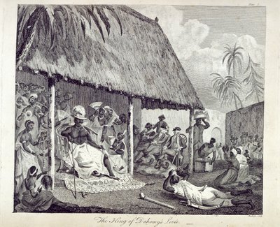 Il ricevimento del Re di Dahomy, tavola I da 