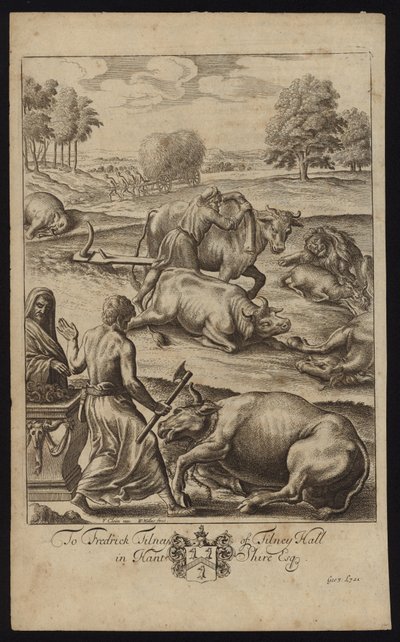 Peste bovina da Francis Cleyn