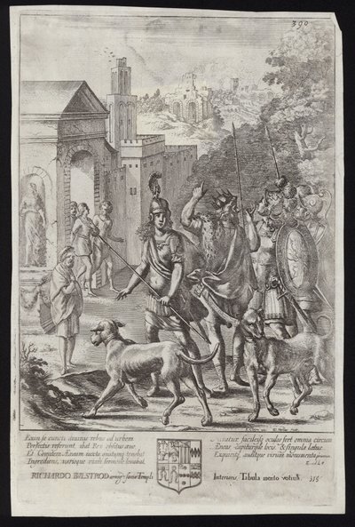 Evandro e Enea a Palentium da Francis Cleyn