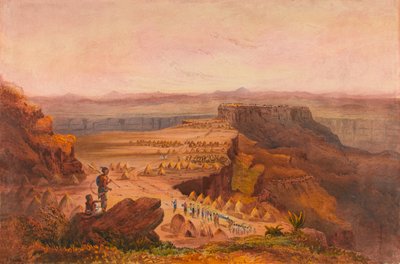 Magdala, vista da Selassie, con vista sul campo dell