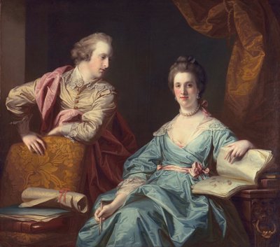 Isabel e Thomas Crathorne, 1767 da Francis Cotes