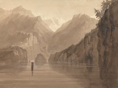 Un lago in Norvegia da Francis Danby