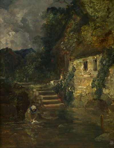 Un mulino vicino a Tintern da Francis Danby