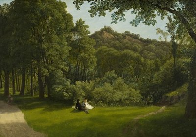 Una scena a Leigh Woods, 1822 da Francis Danby