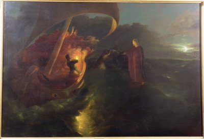 Cristo che cammina sul Mare di Galilea da Francis Danby