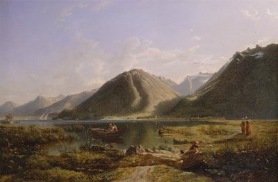 Fine del lago di Ginevra da Francis Danby