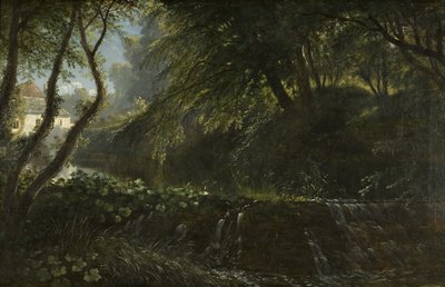 Scena Fluviale con Diga e Mulino, c.1823 da Francis Danby