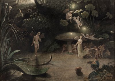 Scena da Sogno di una notte di mezza estate, c.1832 da Francis Danby