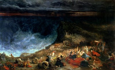 La liberazione di Israele - Il faraone e i suoi eserciti sommersi nel Mar Rosso, 1825 da Francis Danby
