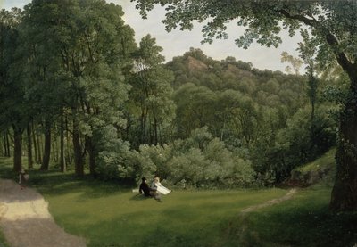 Veduta dei boschi del castello di Blaise da Francis Danby