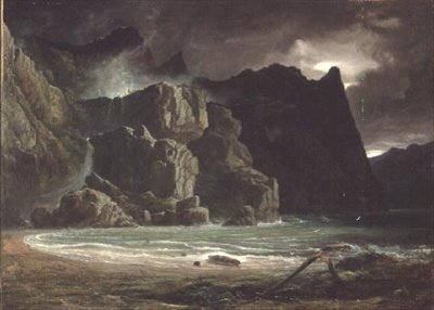 Veduta di un lago in Norvegia da Francis Danby