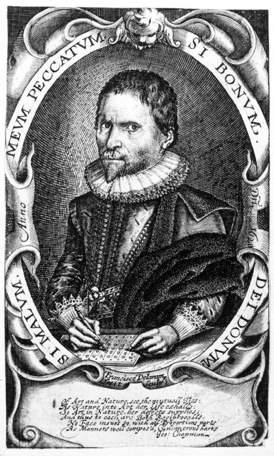 Ritratto di un gentiluomo creduto essere Thomas Harriot, c.1620 da Francis Delaram