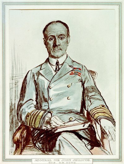 Ammiraglio Sir John Jellicoe, G.C.B., O.M., G.C.V.O. (1859-1935) da Francis Dodd