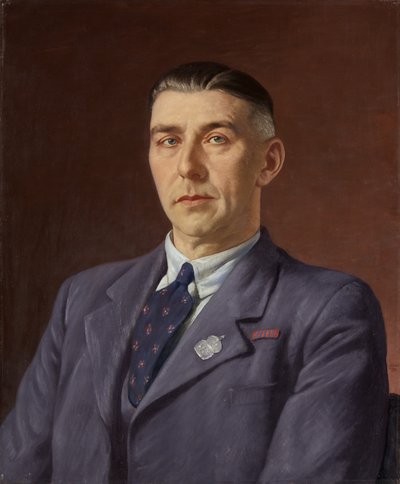 Ritratto di Percival Henry Martin, Post Office, Bristol, c.1941-45 da Francis Dodd