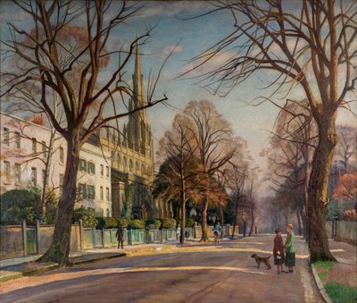 Primavera nei sobborghi da Francis Dodd