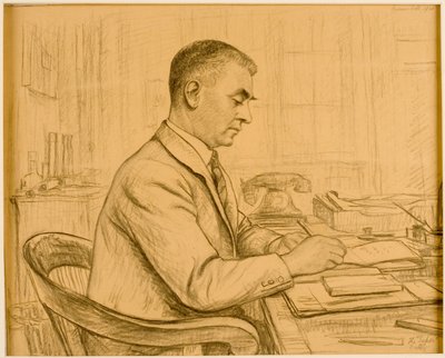 Il sovrintendente, Birtley (Leonard S. Flatman) da Francis Dodd