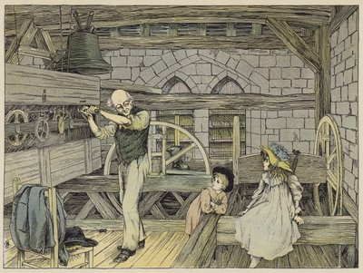 Orologio-avvolgitore (litografia a colori) da Francis Donkin Bedford