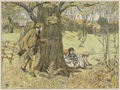 Game-Keeper (litografia a colori) da Francis Donkin Bedford