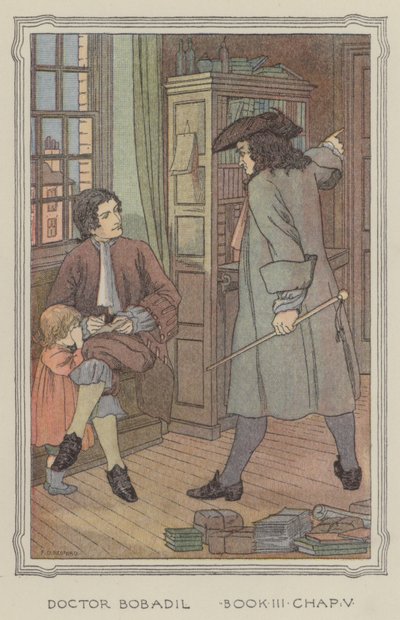 Illustrazione per La storia di Henry Esmond (litografia a colori) da Francis Donkin Bedford