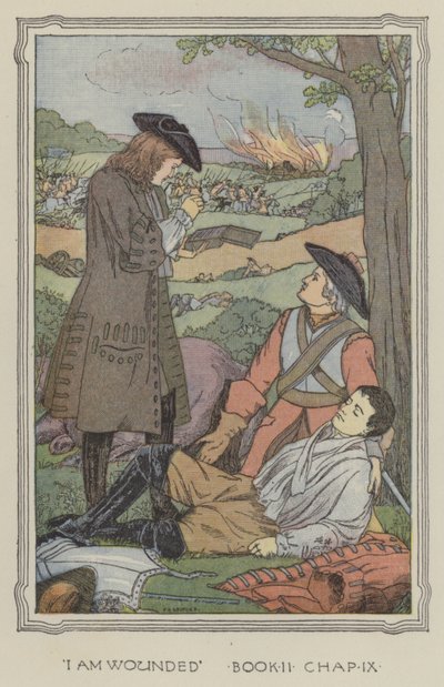 Illustrazione per La storia di Henry Esmond (litografia a colori) da Francis Donkin Bedford