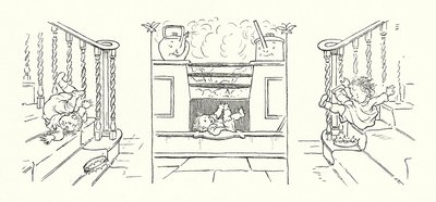Illustrazione per La lisca magica di Charles Dickens (litografia) da Francis Donkin Bedford