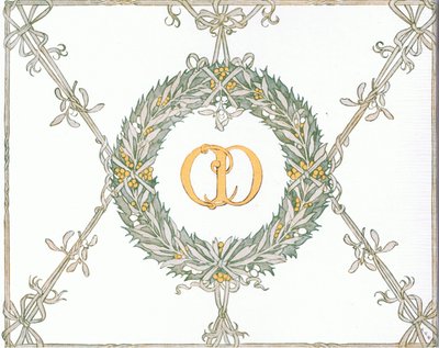 Disegno della copertina interna, da The Magic Fishbone pubblicato da Warne  Co, 1940 circa (litografia a colori) da Francis Donkin Bedford