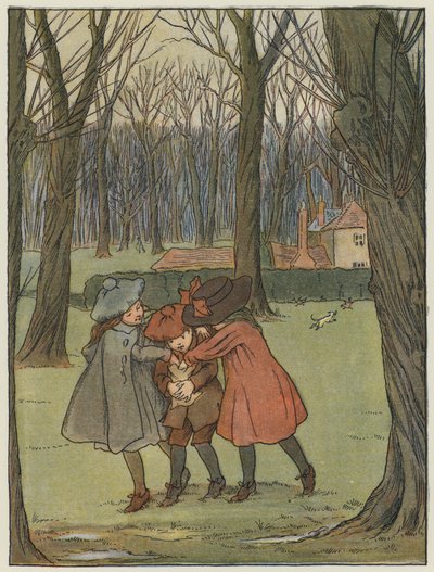 Londra: Nei giardini di Kensington (litografia a colori) da Francis Donkin Bedford