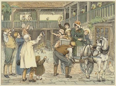 Ostler (litografia a colori) da Francis Donkin Bedford
