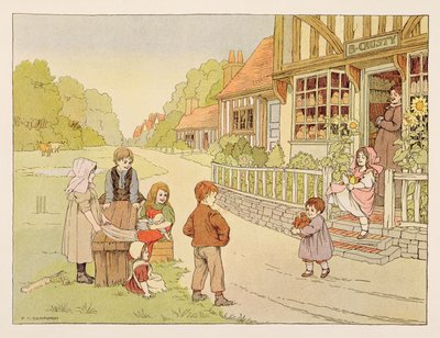 La bottega del fornaio, da "Il libro delle botteghe". da Francis Donkin Bedford