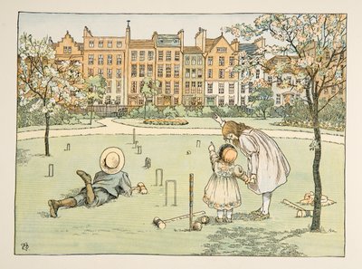 Lo spazzacamino, da Four and Twenty Toilers, pub. 1900 (litografia a colori) da Francis Donkin Bedford