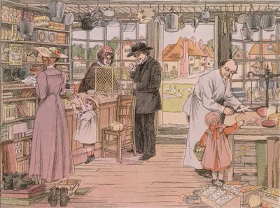 Il General Store, da "Il libro dei negozi". da Francis Donkin Bedford