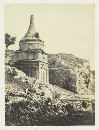 Tomba di Absalom, Gerusalemme da Francis Frith