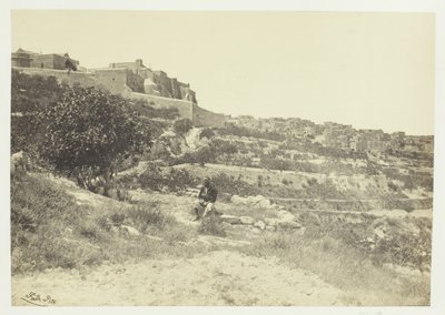 Betlemme, con la Chiesa della Natività, 1857 da Francis Frith